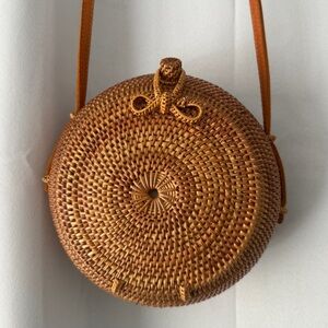 Faithful the Brand - Round Wicker Purse